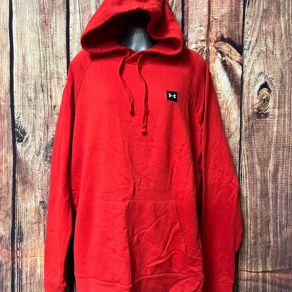 Under armour red hoodie (007)